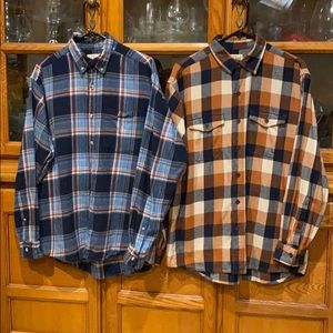 Red head brand & co flannel LOT 2 for 1 SZ M STEAL